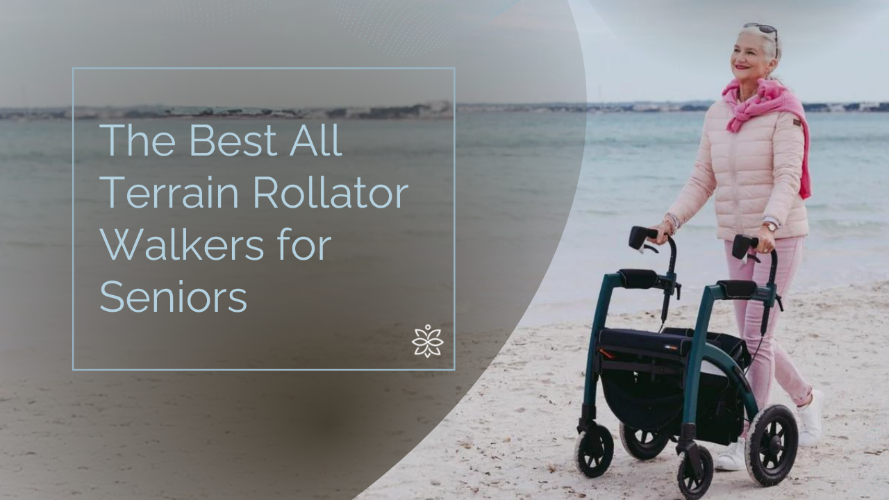 woman walking on beach with rollz performance walker