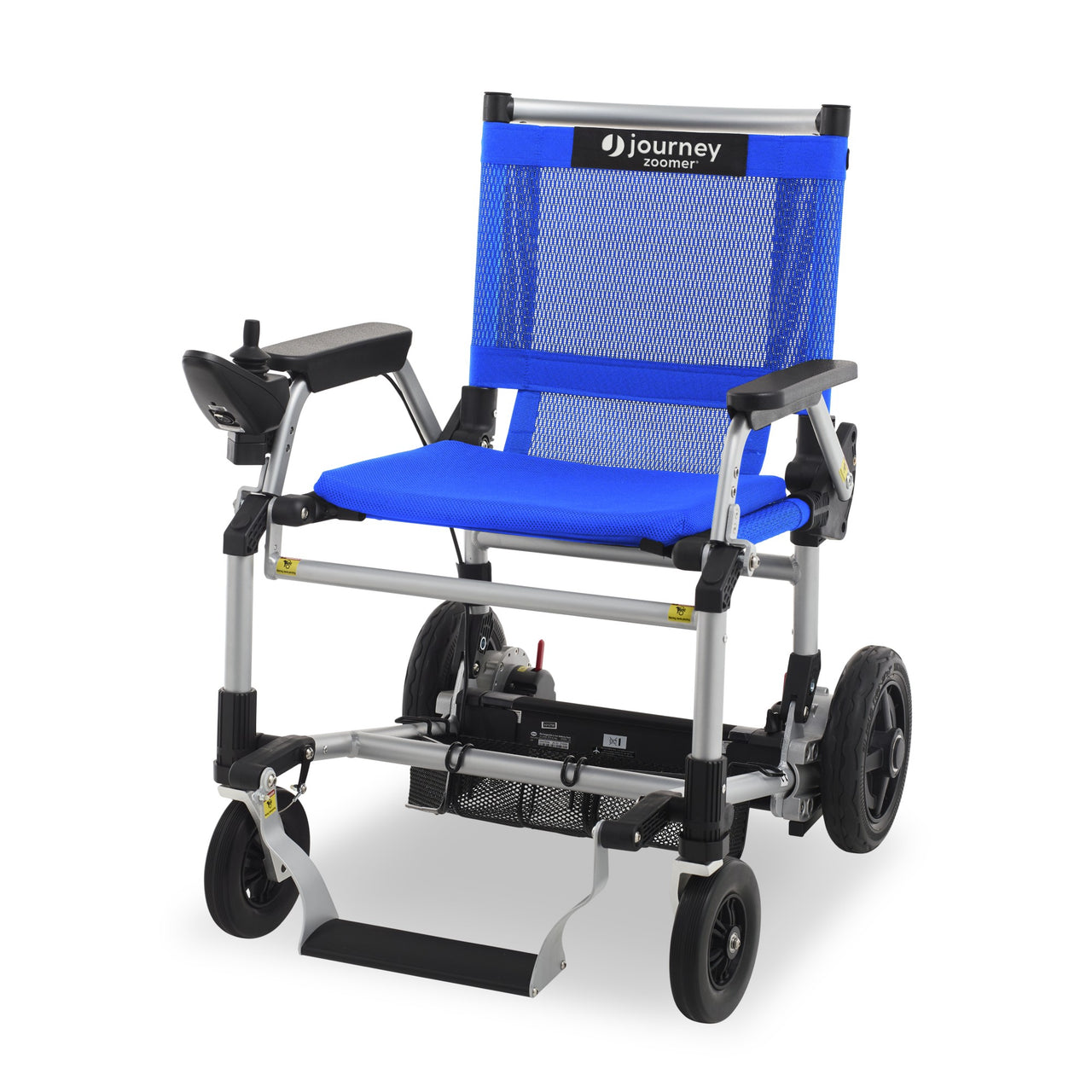 Blue Zoomer Power Mobility Chair