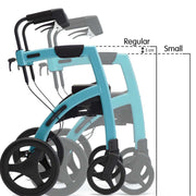 Rollz Motion Rollator size comparison