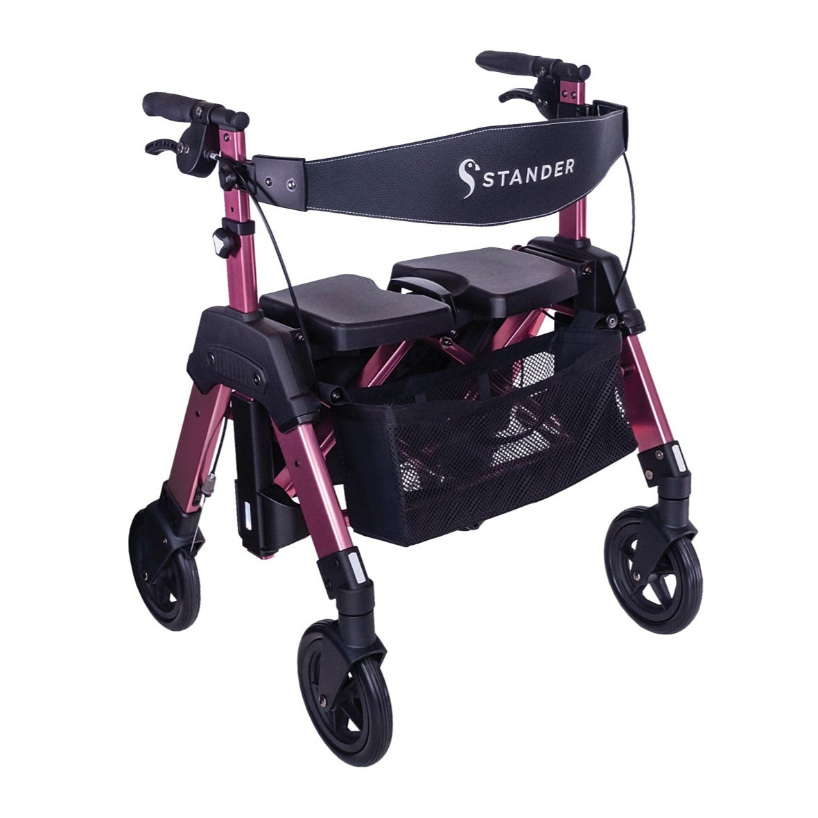 Ez Fold N Go Rollator HD Rose