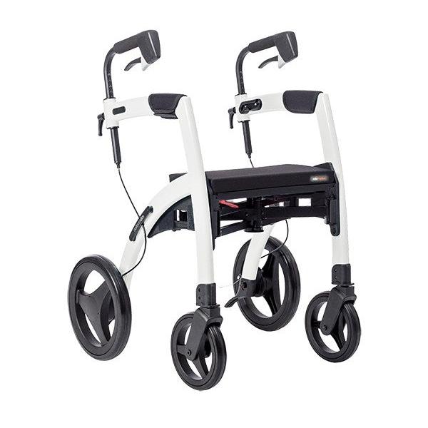 Rollz Motion Rollator in pebble white