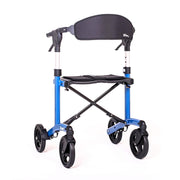 Blue escape rollator walker