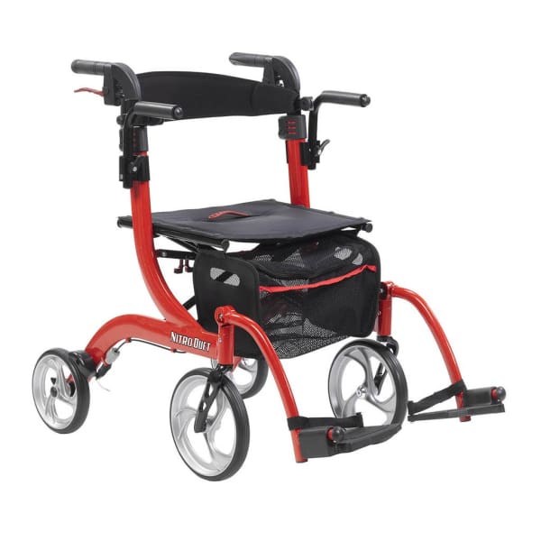 Drive nitro duet walker and transport chair