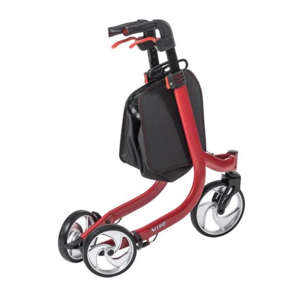 drive nitro 23 wheel walker folded