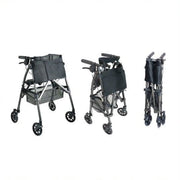 EZ Fold-N-Go Folding Rollator Walker stages
