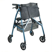 EZ Fold-N-Go Folding Rollator Walker - Cobalt Blue - Walker