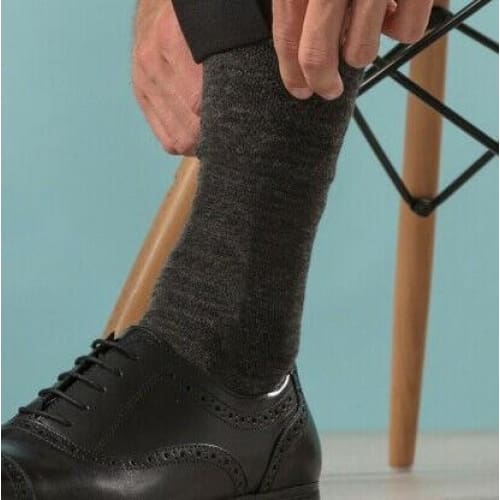 grey non binding socks