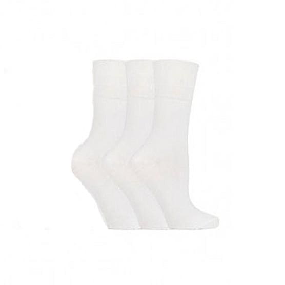 white non binding socks