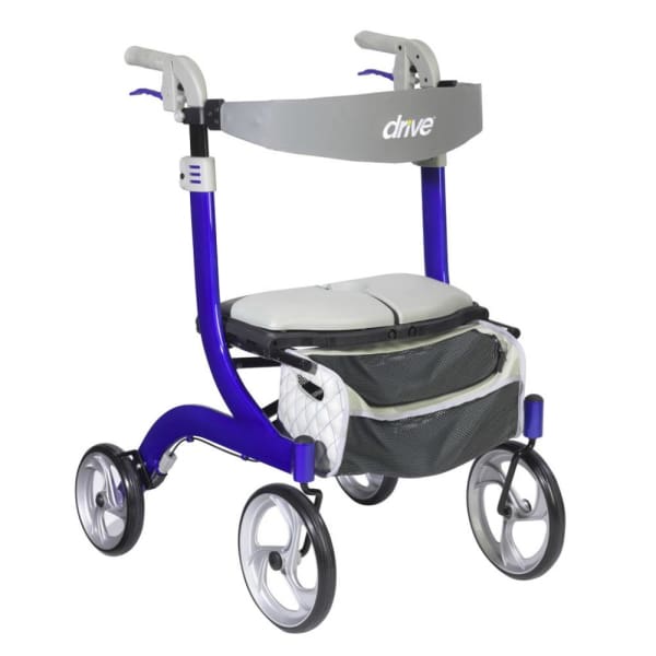 Nitro Deluxe Rollator Walker in 2 Colors - Blue - Rollator