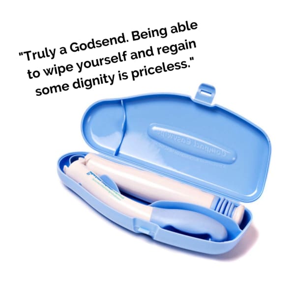 Buckingham Compact Easywipe Portable Toilet Aid - Toileting