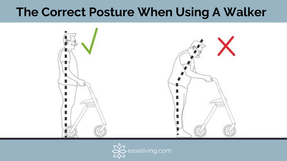 How to Walk with a Walker or Rollator Walking with a Walker