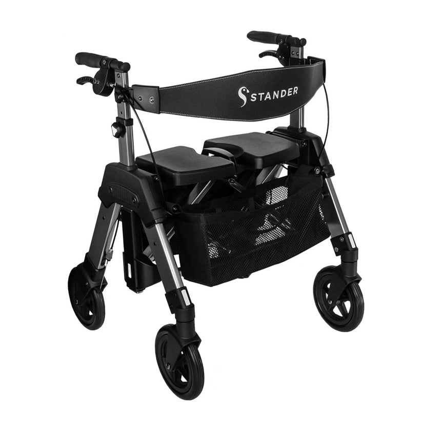 EZ FoldNGo Folding Bariatric Rollator HD Portable Bariatric Walker