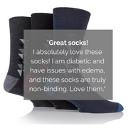 Review of men's non binding socks in George