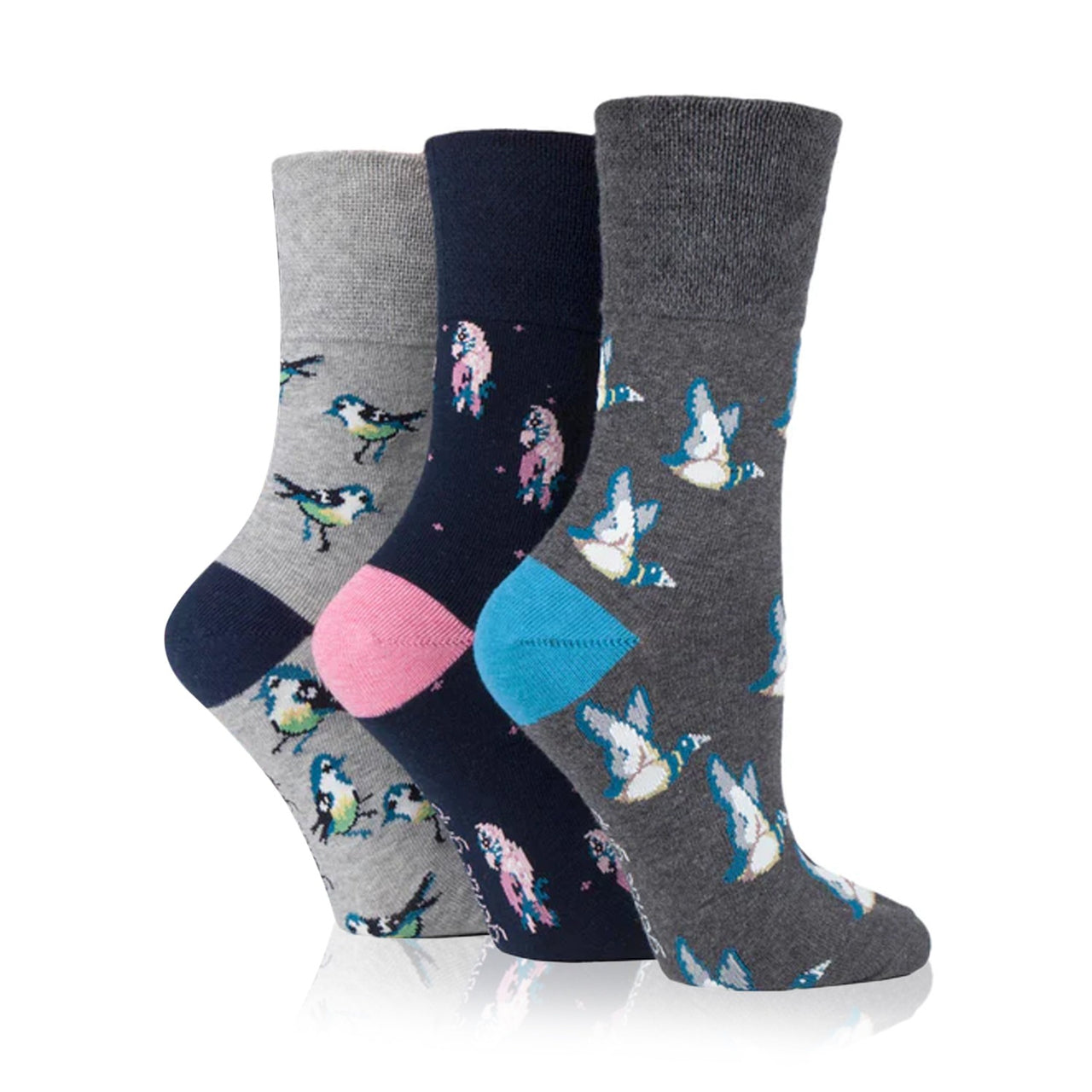 Non binding diabetic bird socks