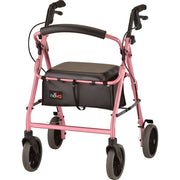 Nova zoom rollator walker in pink