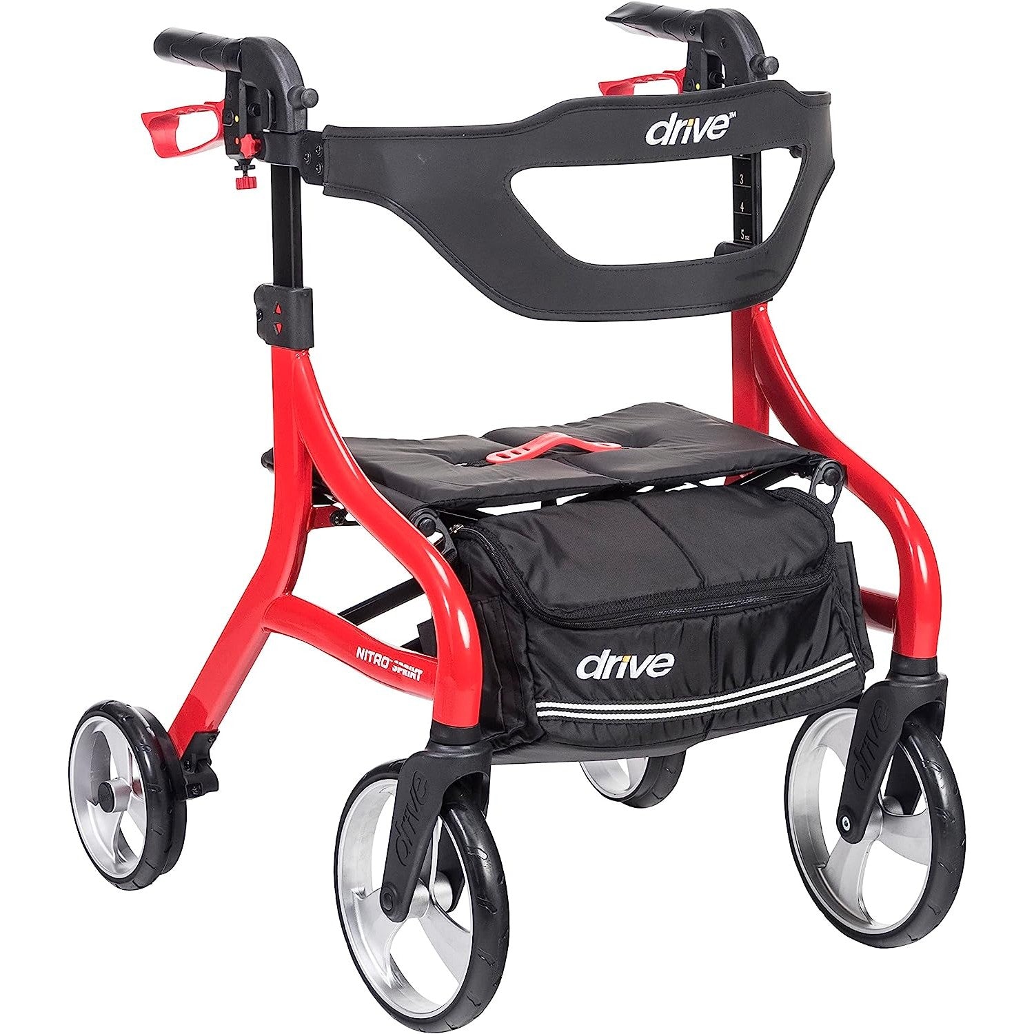 red drive sprint walker with wheels