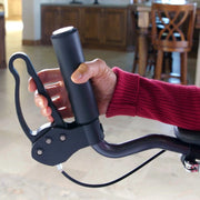 the Original UPWalker upright walker locking brakes