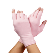 ballet pink arthritis compression gloves