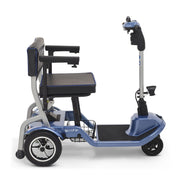 blue so lite mobility scooter side view
