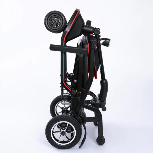 feather lightweight mobility scooter folded