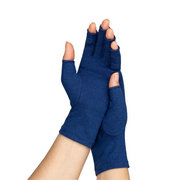 marine blue arthritis compression gloves