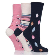 non binding diabetic socks for women with nature prints
