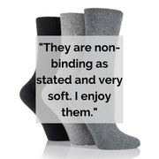 review of women's non binding socks