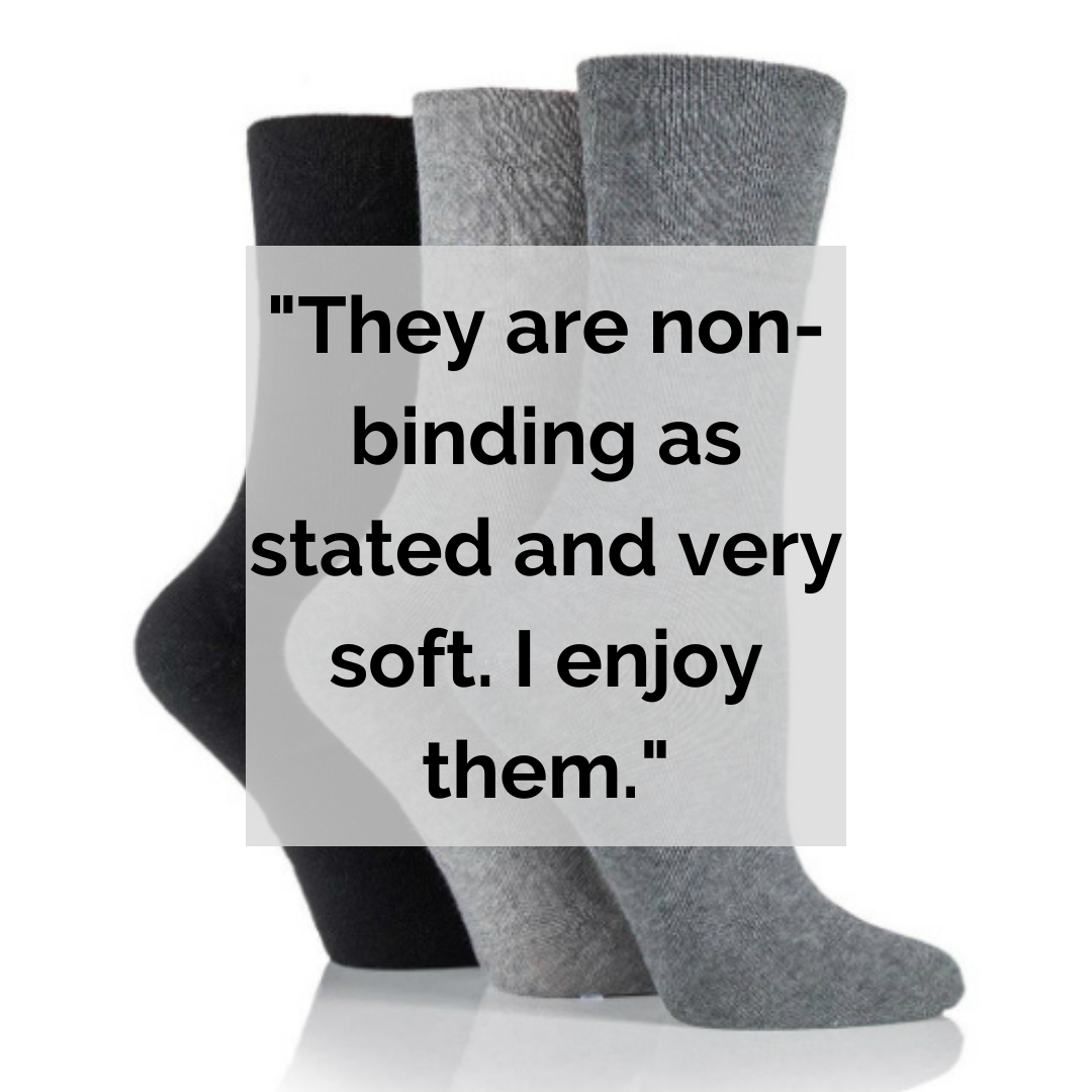 review of women's non binding socks