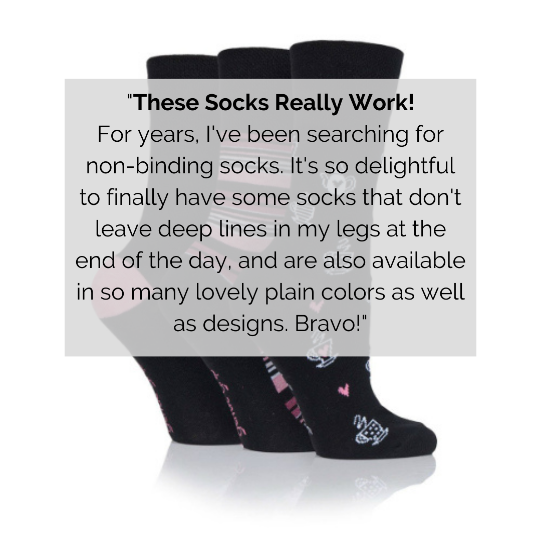 review of women's cute diabetic socks