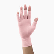 tickled pink cotton compression gloves