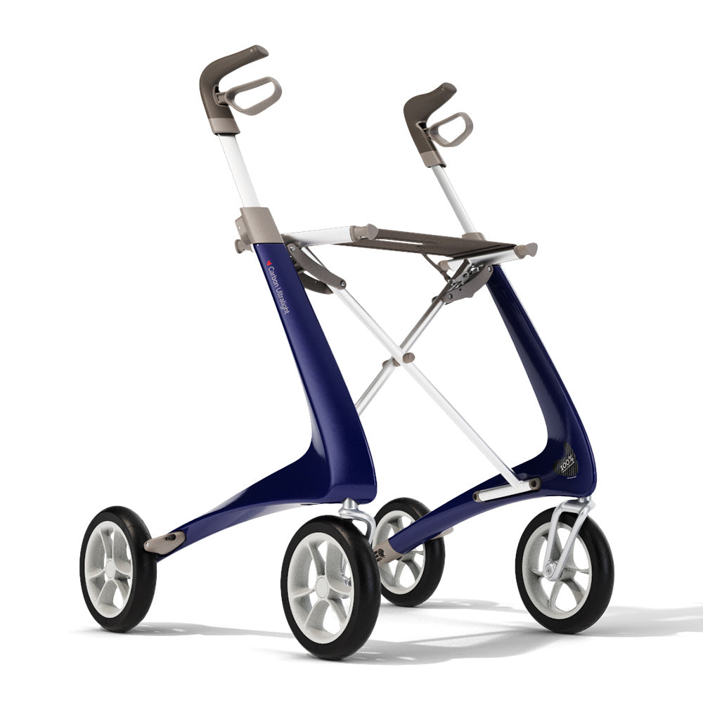 royal blue carbon ultralight rollator