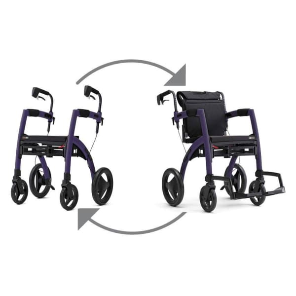 a walker and wheelchair in one