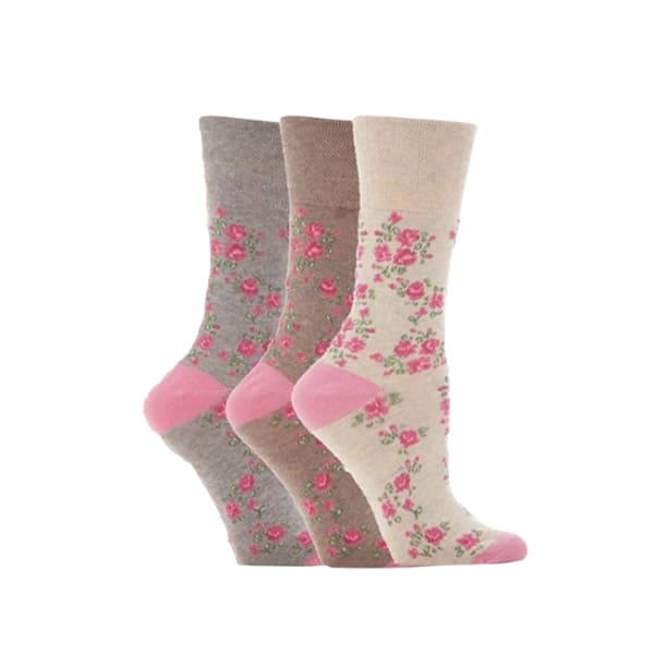 non binding socks in vintage rose