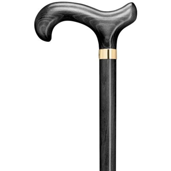 black wood bariatric cane