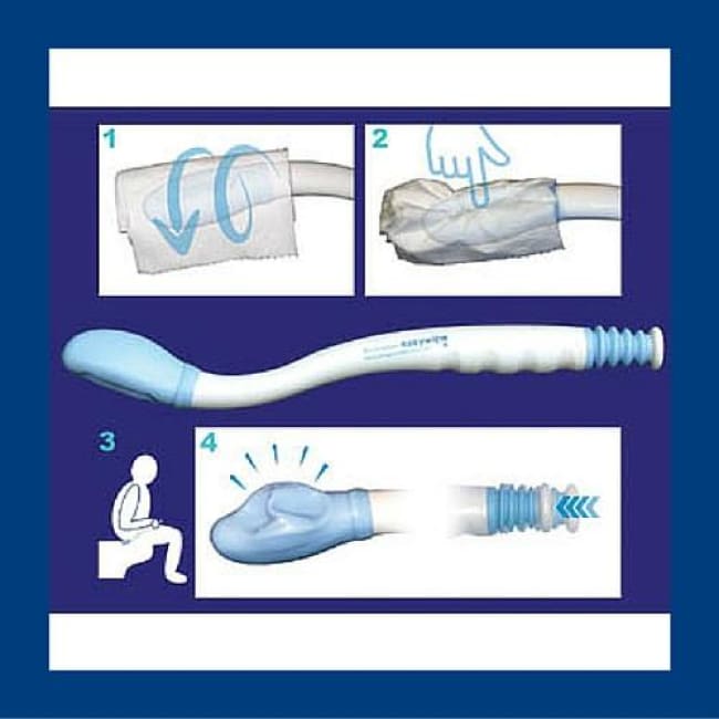 Buckingham Compact Easywipe Portable Toilet Aide - Toileting