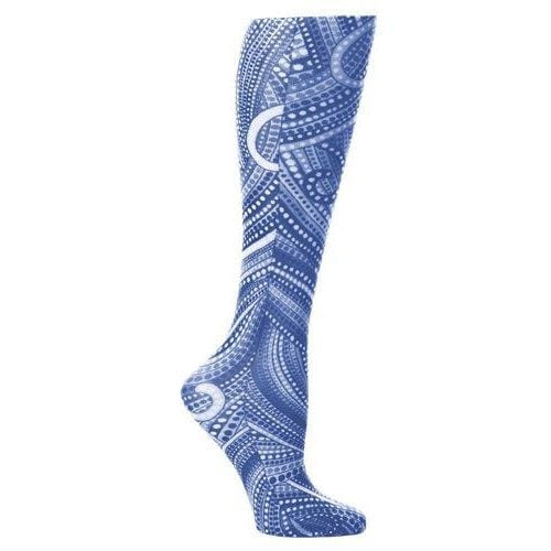 denim dotty lightweight compression socks