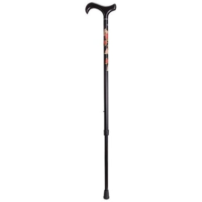 Derby Rose Adjustable Carbon Fiber Cane - Cane