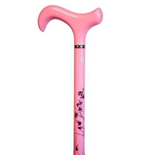 pink rose carbon fiber cane
