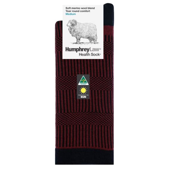 wool non binding health socks for men